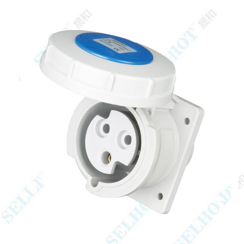 IP67-3P-32A-230V-ZH230 Panel Mounted Socket(Straight Insertion Type）